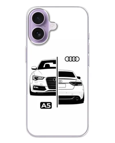 Чохол для iPhone 17 з картинкою «Audi — контрастний дизайн»