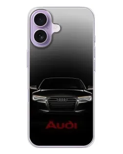 Чохол для iPhone 17 з картинкою «Audi — градієнтний контур»