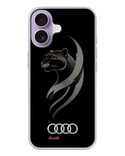 Чохол для iPhone 17 з картинкою «Графіка — пантера та Audi»