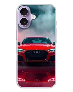 Чохол для iPhone 17 з картинкою «Audi RS — червоний стиль»
