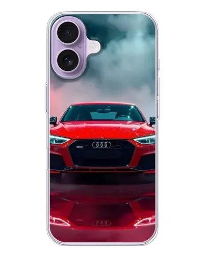 Чохол для iPhone 17 з картинкою «Audi RS — червоний стиль»