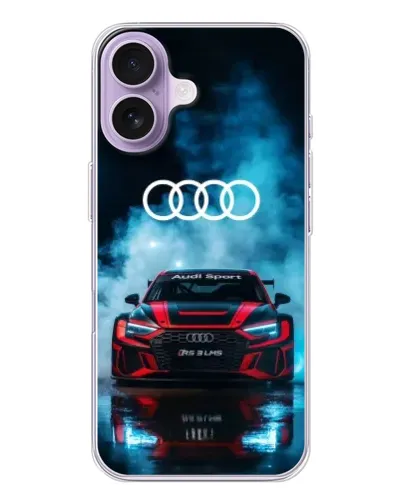 Чохол для iPhone 17 з картинкою «Audi Sport — неон»