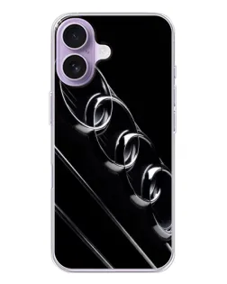 Чохол для iPhone 17 з картинкою «Audi — абстрактні кільця»