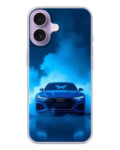 Чохол для iPhone 17 з картинкою «Audi — блакитна енергія»