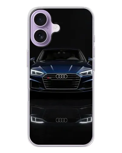Чохол для iPhone 17 з картинкою «Audi — нічне відображення»
