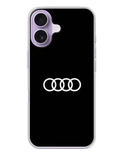 Чохол для iPhone 17 з картинкою «Audi White Logo»