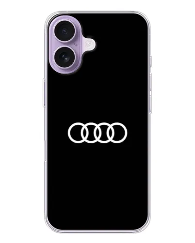 Чохол для iPhone 17 з картинкою «Audi White Logo»