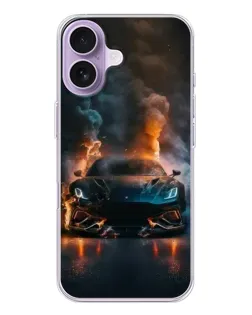 Чохол для iPhone 17 з картинкою «Lamborghini димна естетика»