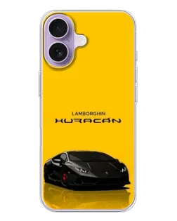 Чохол для iPhone 17 з картинкою «Lamborghini Huracan чорний»