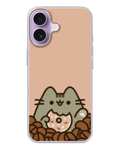 Чохол для iPhone 17 з картинкою «Кавовий Пушин»