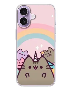 Чохол для iPhone 17 з картинкою «Єдиноріг Pusheen»