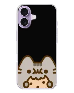 Чохол для iPhone 17 з картинкою «Пушин на чорному»