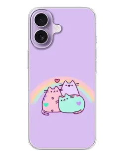 Чохол для iPhone 17 з картинкою «Веселкові Пушини»