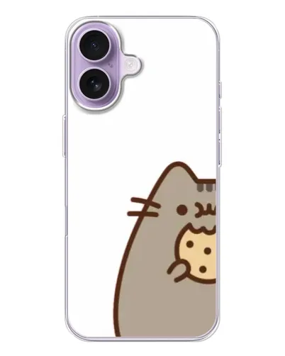 Чохол для iPhone 17 з картинкою «Пушин з печивом»