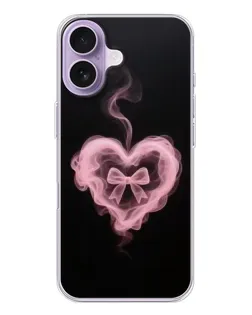 Чохол для iPhone 17 з картинкою «Димчасте серце»