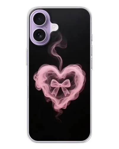 Чохол для iPhone 17 з картинкою «Димчасте серце» Чохол для iPhone 17 з картинкою «Димчасте серце»