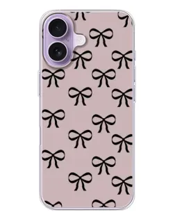 Чохол для iPhone 17 з картинкою «Чорні бантики»