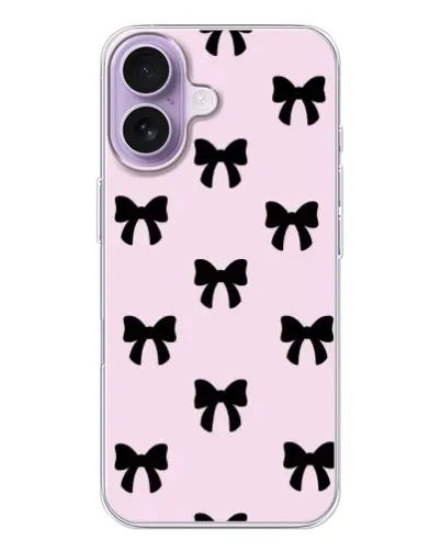 Чохол для iPhone 17 з картинкою «Чорні банти Coquette» Чохол для iPhone 17 з картинкою «Чорні банти Coquette»