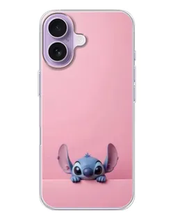 Чехол для iPhone 17 с картинкой «Stitch выглядывает» Чехол для iPhone 17 с картинкой «Stitch выглядывает»