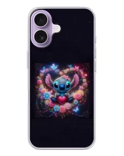 Чехол для iPhone 17 с картинкой «Stitch в цветах» Чехол для iPhone 17 с картинкой «Stitch в цветах»
