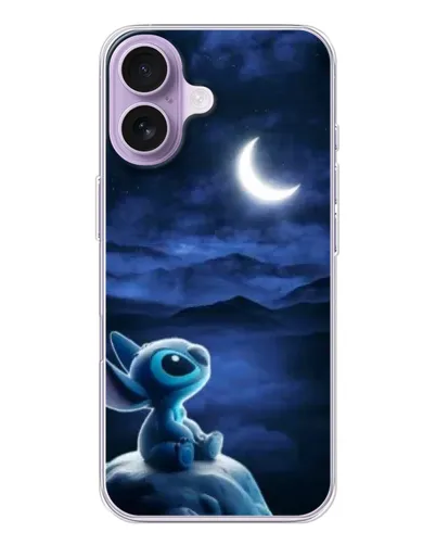 Чехол для iPhone 17 с картинкой «Лунная ночь Стича» Чехол для iPhone 17 с картинкой «Лунная ночь Стича»