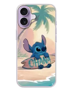 Чехол для iPhone 17 с картинкой «Стич на серфе» Чехол для iPhone 17 с картинкой «Стич на серфе»