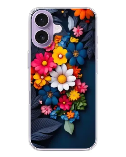 Чохол для iPhone 17 з картинкою «Квіткова феєрія»