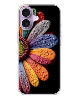 Чохол для iPhone 17 з картинкою «Райдужна квітка»