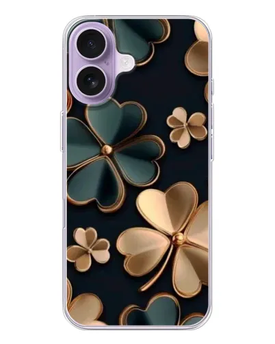 Чохол для iPhone 17 з картинкою «Конюшина в золоті»