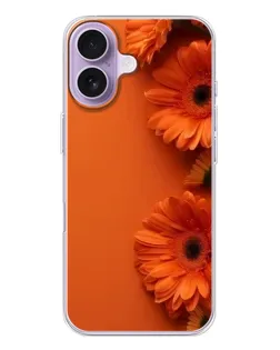 Чохол для iPhone 17 з картинкою «Помаранчеві гербери»