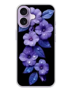 Чохол для iPhone 17 з картинкою «Фіолетові квіти з росою» Чохол для iPhone 17 з картинкою «Фіолетові квіти з росою»