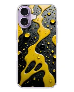 Чохол для iPhone 17 з картинкою «Рідке жовте золото»