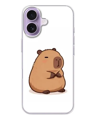 Чохол для iPhone 17 з картинкою «Товстенька капібара»