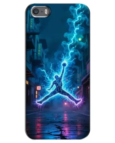 Чехол для iPhone 5 / 5s / SE с картинкой «Jordan Gold Jumpman»