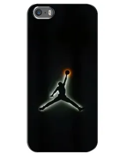 Чехол для iPhone 5 / 5s / SE с картинкой «Jordan Gradient Logo»