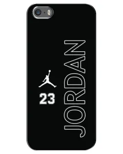 Чехол для iPhone 5 / 5s / SE с картинкой «Jordan Vertical»