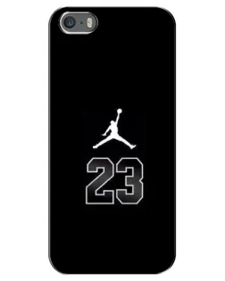 Чехол для iPhone 5 / 5s / SE с картинкой «Jordan Flight 23»