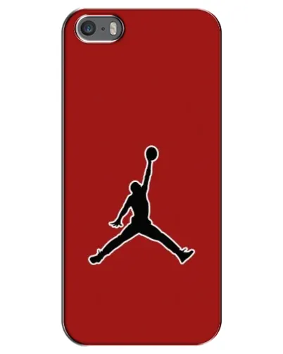 Чехол для iPhone 5 / 5s / SE с картинкой «Jordan Red Back»