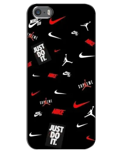 Чехол для iPhone 5 / 5s / SE с картинкой «Nike Mix Pattern»