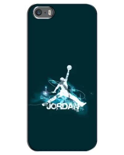 Чехол для iPhone 5 / 5s / SE с картинкой «Jordan Blue Fire»