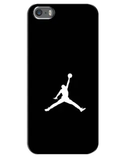 Чехол для iPhone 5 / 5s / SE с картинкой «Jordan Silhouette»