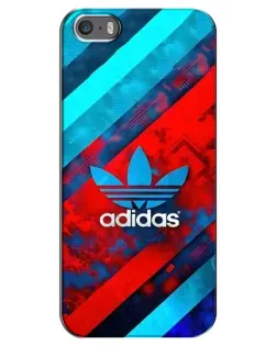 Чехол для iPhone 5 / 5s / SE с картинкой «Абстракция Adidas»