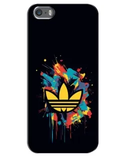 Чехол для iPhone 5 / 5s / SE с картинкой «Adidas Splash»