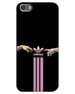Чехол для iPhone 5 / 5s / SE с картинкой «Adidas Hands»