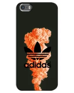 Чехол для iPhone 5 / 5s / SE с картинкой «Adidas Classic White»