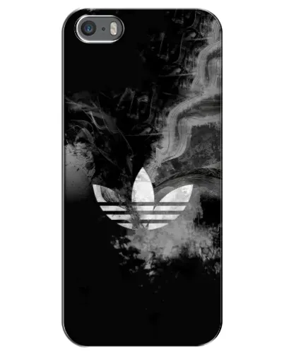 Чехол для iPhone 5 / 5s / SE с картинкой «Абстрактный дым Adidas» Чехол для iPhone 5 / 5s / SE с картинкой «Абстрактный дым Adidas»