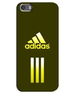 Чехол для iPhone 5 / 5s / SE с картинкой «Оливковый градиент Adidas»
