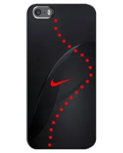 Чехол для iPhone 5 / 5s / SE с картинкой «Абстрактный дизайн Nike»