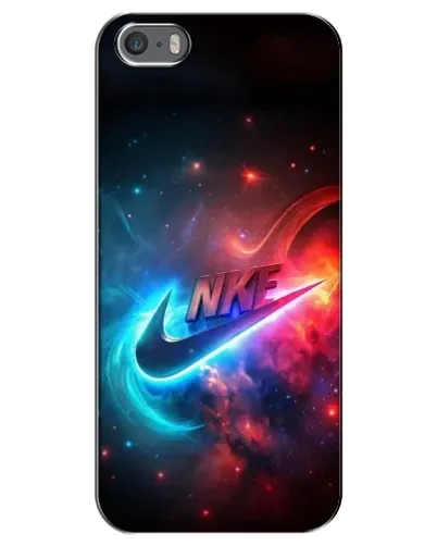Чехол для iPhone 5 / 5s / SE с картинкой «Огненный логотип Nike» Чехол для iPhone 5 / 5s / SE с картинкой «Огненный логотип Nike»