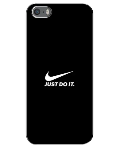 Чехол для iPhone 5 / 5s / SE с картинкой «Минимализм от Nike» Чехол для iPhone 5 / 5s / SE с картинкой «Минимализм от Nike»
